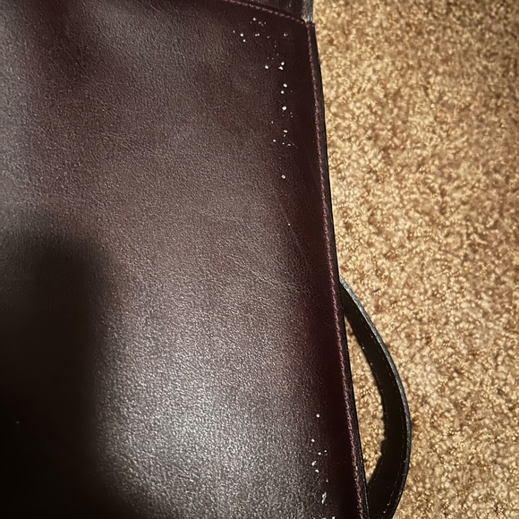 Deep maroon/brown briefcase - Picture 11 of 12